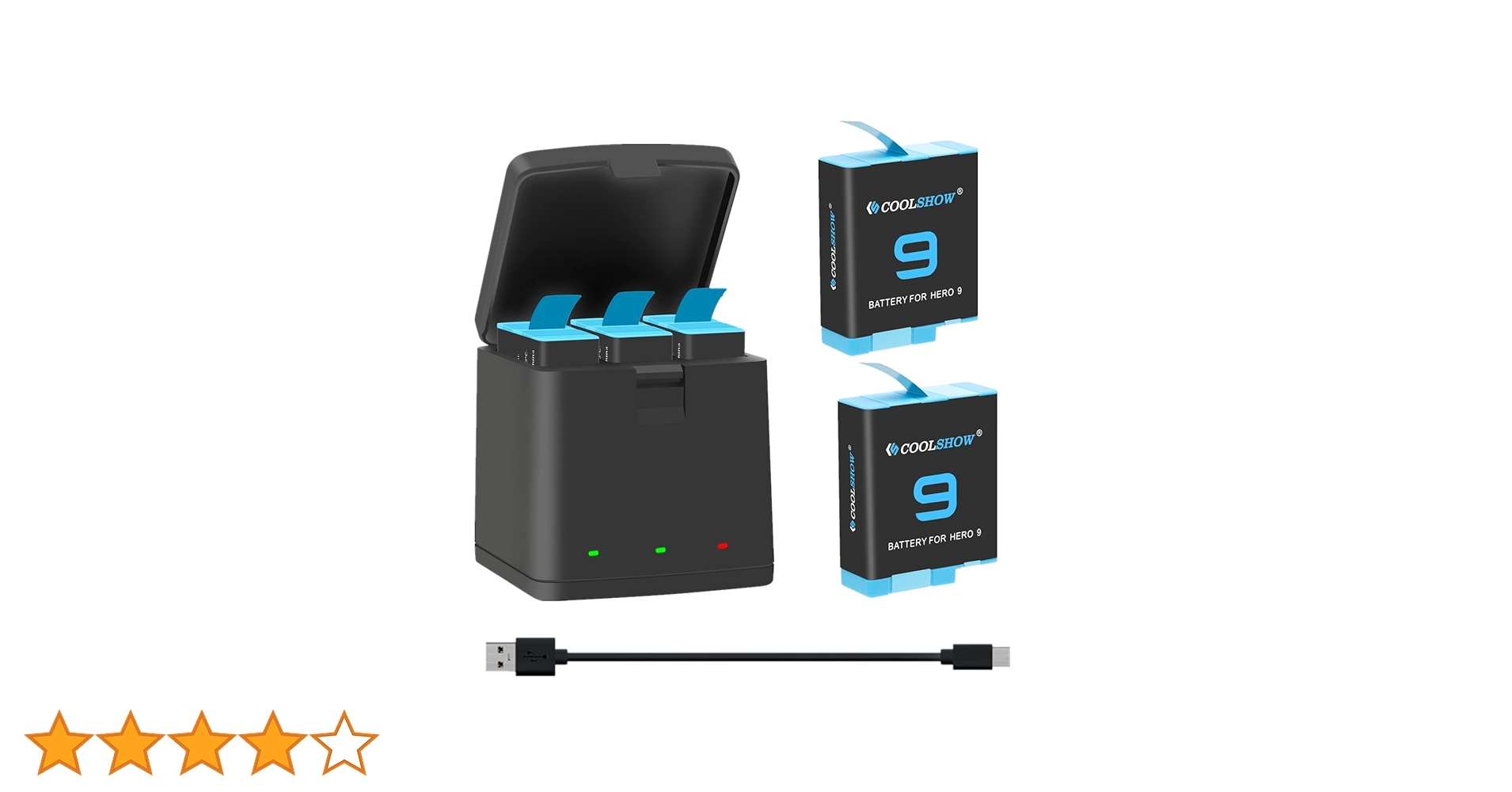 Amazon | COOLSHOW GoPro Hero 9/Hero 10/Hero 11/Hero 12